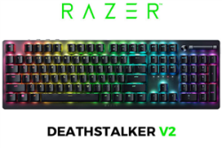 Razer Deathstalker V2 Gaming Keyboard Linear Red
