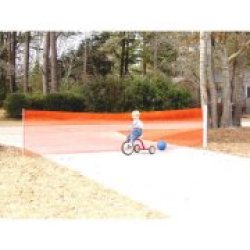 Kid Safe Driveway Guard-color:orange Length:18ft
