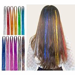 Deals on Hair Tinsel Extensions 17 Colors Fairy Hair Tinsel Kit Sparkling  Shiny Hair Extensions 3200 Strands Colored Party Highlights Glitter  Extensions Multi-colors Hair Bling 17COLORS Hair Tinsel