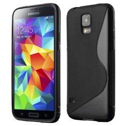 Galaxy S5 Case Cruzerlite S-line Tpu Case Compatible For Samsung Galaxy S5 - Black