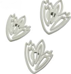 3PC Big Plunger Cutters Veined Tulip