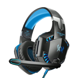 Kotion - G2000 - LED Gaming Headset With Noise Cancelling - Black & Blue