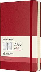 Moleskine Classic 12 Month 2020 Daily Planner Hard Cover Large 5 X 8.25 Scarlet Red