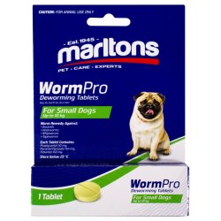Marltons Wormpro Small Dogs 0.5-10KG 1 Tab