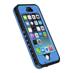 Iphone 5S SE Case Waterproof Dirtproof Shockproof Durable Hard Cover Case For Apple Iphone 5S Fully Supports Finger Print Function For 5S -lightblue