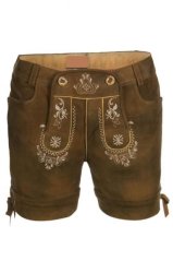Genuine Leather Shorts Authentic German Bavarian Lederhosen 9645