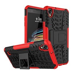 LG Tribute HD Case LG X Style Case LG Volt 3 Case Arsue Premium Rugged Heavy Duty Armor Shock Resistant Dual Layer With Kickstand