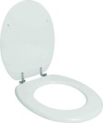 Butterfly Hinge Toilet Seat White