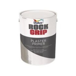 Plaster Primer Rockgrip Paint - White 5L