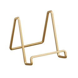Tripar 50226 6.5 Inch Gold Color Metal Square Wire Stand
