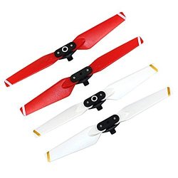Spark Propellers Blades Stxiyu Dji Spark Quick-release Propellers Blades Wings 2 Pairs - White & Red