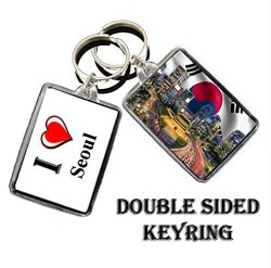 I Heart Seoul Keychain Keyring The Capital City Of South Korea Keychain