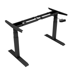 Tekdesk V2.0 Standing Desk - Electronic Height Adjustable Black Frame Only - Black Frame Only