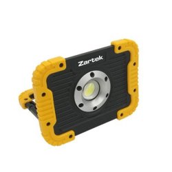 Zartek ZA-448 LED 10W Worklight 800LM- Rechargeable Via Usb- Powerbank Cable