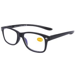 Reading Glasses Magnet With Pouch Matt Black 2.00