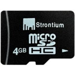 Micro Sd Card With Adaptor 4GB Class 6