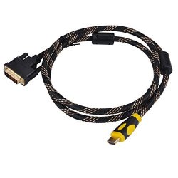 HDMI To Dvi-d 24+1PIN Cable 15FT CL3 Rated High Speed Bi-directional HDMI Hdtv To Dvi Cable 5M 15FT