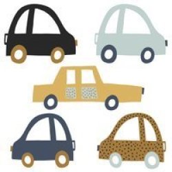 Cute Cars Wall Stickers