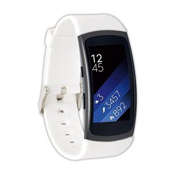 Classic Moretek Replacement Band For Samsung Gear Fit2 Tracker White