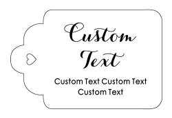 100 PCS Personalized Paper Hang Tags Made Any Text Custom Tags Wedding  Favor Gifts