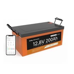 200AH VC12200 Lithium LIFEPO4 Battery With Bluetooth Monitoring And Bms - 12.8V 200AH 11 Cycles Used