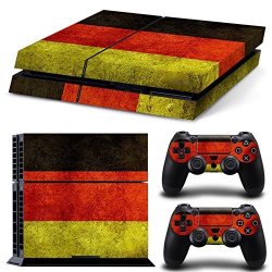 Turxin PS4 Console And Dualshock 4 Controller Skin Set - Germany Flag - Playstation 4 Vinyl