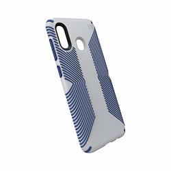 Speck Products Samsung A20 Case Presidio Grip Microchip Grey ballpoint Blue