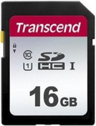TRANSCEND 300S 16GB UHS-I CLASS 10 U1 SDHC CARD - TLC Transcend 300S 16GB Uhs-i Class 10 U1 Sdhc Card - Tlc