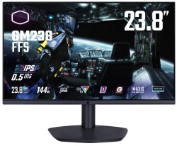 Cooper Cooler Master GM238-FFS 23.8" Full HD 1920X1080 144HZ 0.5MS Ultra-speed Ips Adaptive Sync Gaming Monitor