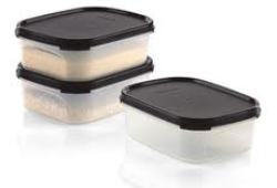 Tupperware Space Saver Compact 1 850ML X 1 Black Purple Daisy Or Pink