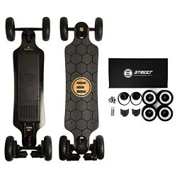 Evolve Skateboards Bamboo GTX Street And All-terrain Electric Longboard Skateboard 31 Mile Range 26 Mph Top Speed Digital Lcd Screen Remote Control Lithium-ion Battery
