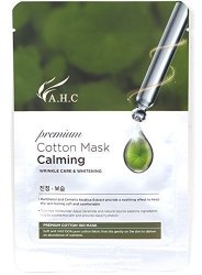 Ahc 10 Pcs Calming Mask 28ML 1.4 Oz 100% Cotton Hypoallergenic Test Completed Premium Cotton Mask Calming A H C Korean COSMETICS-2017 New