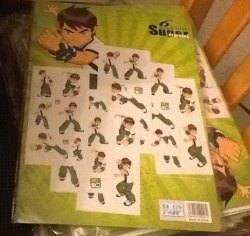 Ben 10 - A4 Coloring Sheet With Stickers - Great Party Favor Or Activity