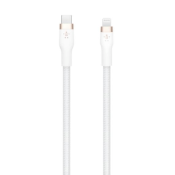 Belkin Boostcharge Flex 3M Usb-c Cable With Lightning Connector White CAA009BT3MWH
