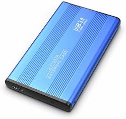 Samsuna External Hard Drive 1TB 1 Tb External Hard Drive USB 3.0 Sata 2.5 Hard Drive For Mac PC Macbook Desktop Laptop Chromebook - Design B 1TB Blue