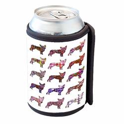 Sunshine Cases Boston Terrier Pattern - Insulated Can Cooler Bottle Hugger