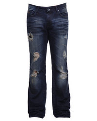 Guess Rocker Boot In Highland Wash Jeans Blue