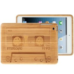 Woodcarving Tape Pattern Detachable Bamboo Material Case For Ipad Mini 1 2 3