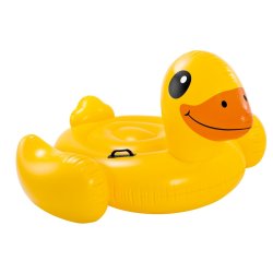 Intex - Yellow Duck Inflatable Ride On