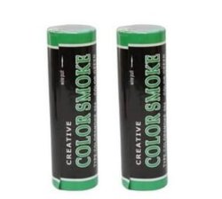 Creative Color Wire Pull Smoke Grenade - 2 Pack - Green