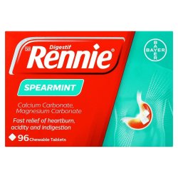 Rennie Antacid 96 Tabs - Spearmint