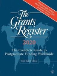 The Grants Register 2020 - Palgrave Macmillan Hardcover