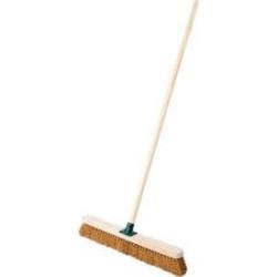 24" Soft Coco Broom WITH48" Wooden Handle - COT9071280K