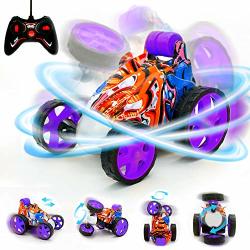Ziwing Remote Control Stunt Racing Car Toy For Kids Toddlers Boys Girls Birthday Christmas Gifts - MINI Rc Stunt Car With 360 Degree Spinning