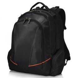 EVERKI Flight 16" Notebook Backpack Black And Orange