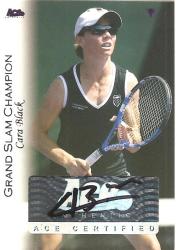 Cara Black- Ace Authentic 2012 "grand Slam" - Certified "autograph" Card