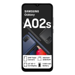 Samsung Galaxy A02S 32GB Black Single Sim
