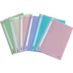 A4 Presentation Folders - Pastel Orange 12 Pack