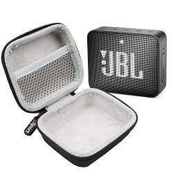 Jbl Go 2 IPX7 Waterproof Ultra Portable Bluetooth Speaker Bundle With Gsport Deluxe Hardshell Case Black