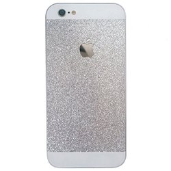 Gravydeals Iphone 5 5S Case For Apple Iphone 5 5S Screen-shiny Sparkling Glamorous Glitter PC Hard Case Cover Protector-silver